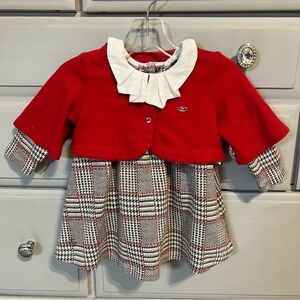 Tartine Et Chocolate Plaid Dress 3 Piece Set